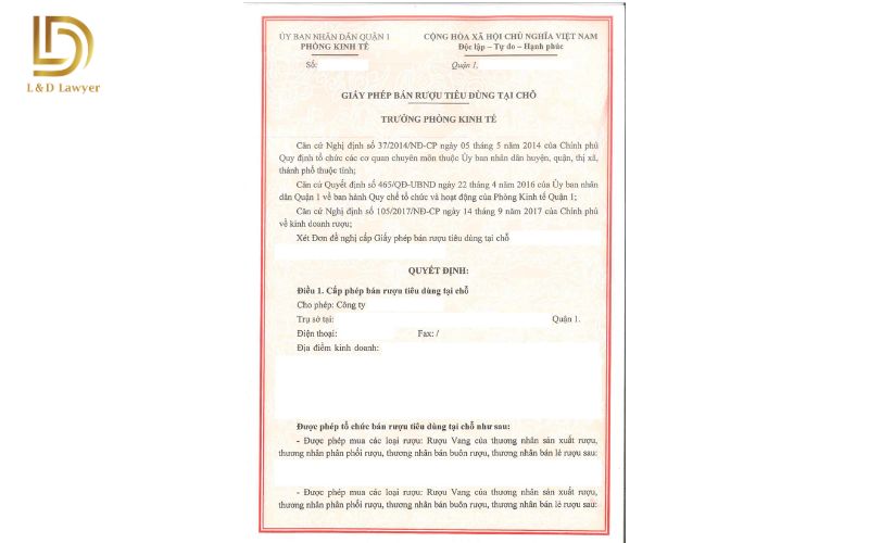 Giấy Phép Kinh Doanh Rượu - Điều Kiện, Hồ Sơ & Thủ Tục