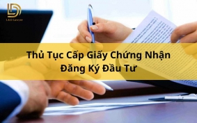 Thủ Tục Cấp Giấy Chứng Nhận Đăng Ký Đầu Tư LDLAWYER