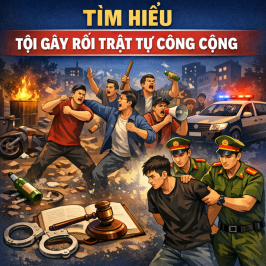 Tìm hiểu Tội gây rối trật tự công cộng LDLAWYER