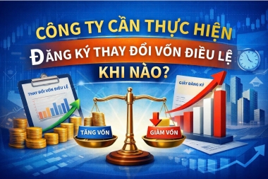 Công Ty Cần Thực Hiện Đăng Ký Thay Đổi Vốn Điều Lệ Khi Nào? LDLAWYER