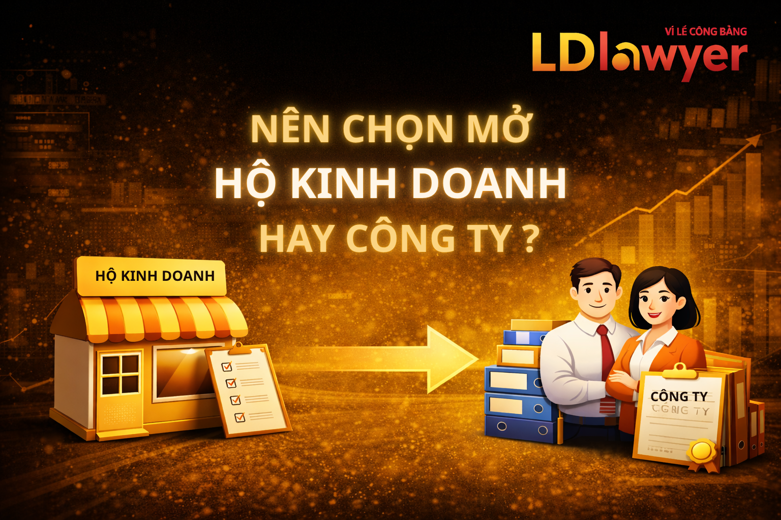 NÊN CHỌN MỞ HỘ KINH DOANH HAY CÔNG TY? LDLAWYER
