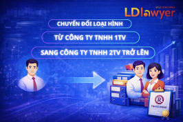 CHUYỂN ĐỔI CÔNG TY TNHH MỘT THÀNH VIÊN THÀNH  CÔNG TY TNHH HAI THÀNH VIÊN TRỞ LÊN LDLAWYER