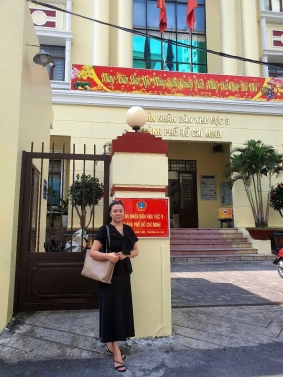Luật sư Duyên tham gia tố tụng tại TAND khu vực 9 - TP. Hồ Chí Minh LDLAWYER